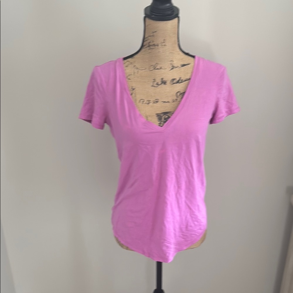 Lululemon size small Pink V-Neck Women's Top